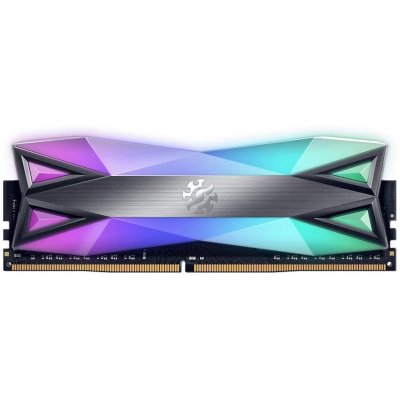 Оперативная память  A-Data XPG Spectrix D60G RGB 8Gb 3200MHz DDR4 DIMM, CL16, 1.4v,  AX4U32008G16A-ST60 (AX4U32008G16A-ST60)
