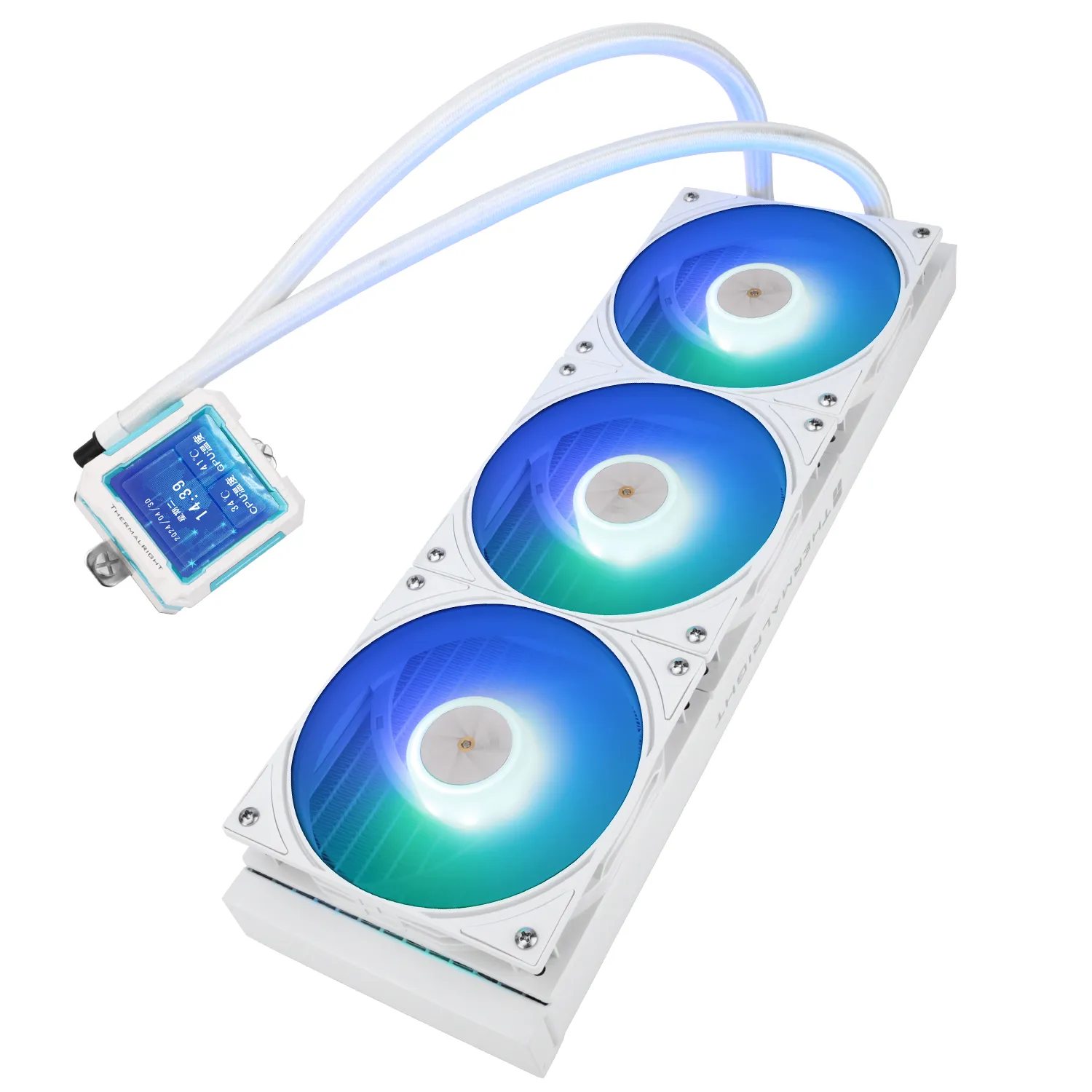 Кулер с водяным охлаждением Thermalright Frozen Warframe PRO 360 WHITE ARGB (TL-P12W-S)