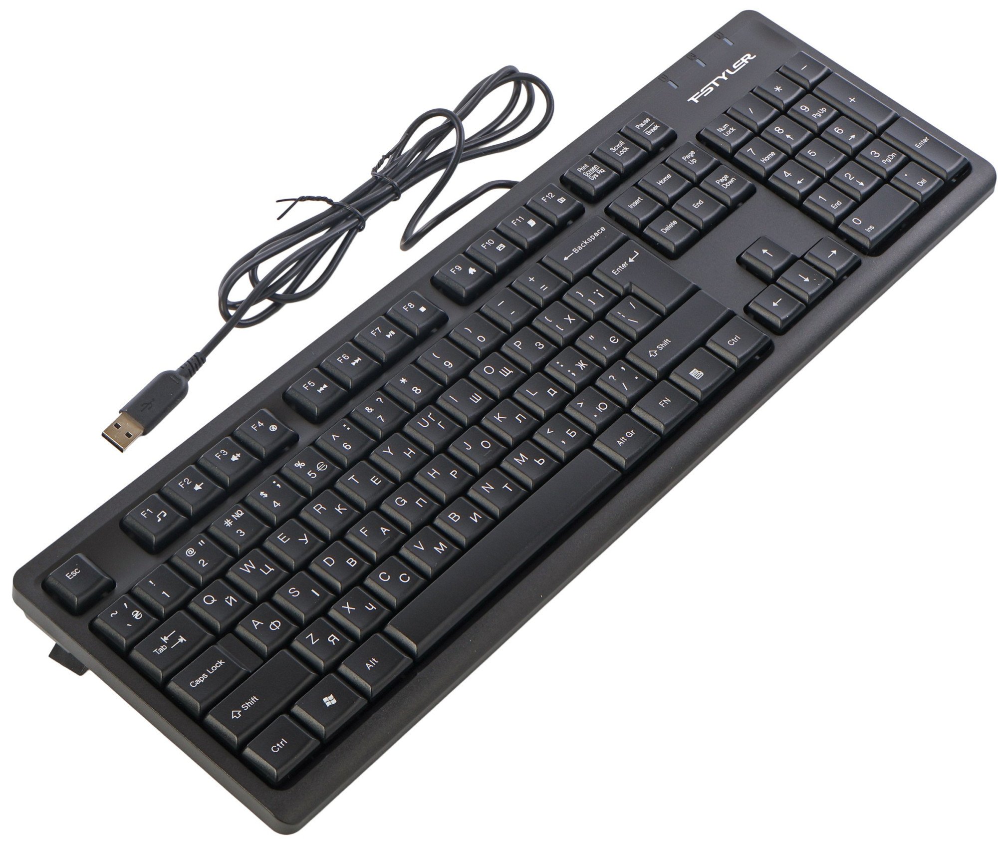 Клавиатура A4tech Fstyler FK12, Black (FK12 Black)