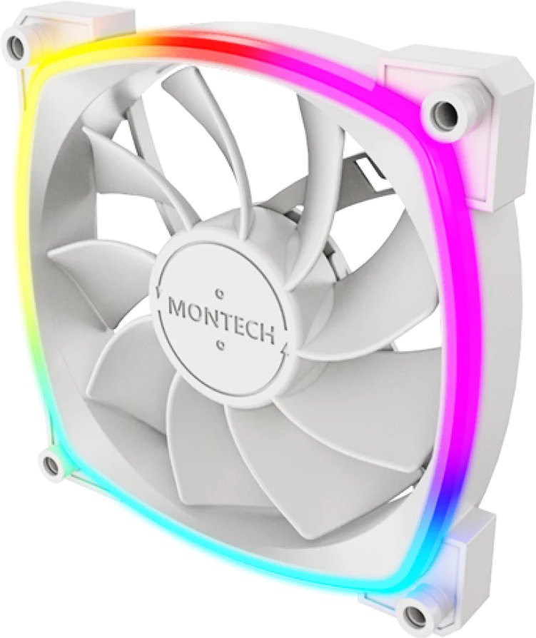 Вентилятор для корпуса Montech RX120 3 in 1 Pack, Белый (RX120 3 in 1 Pack (W))