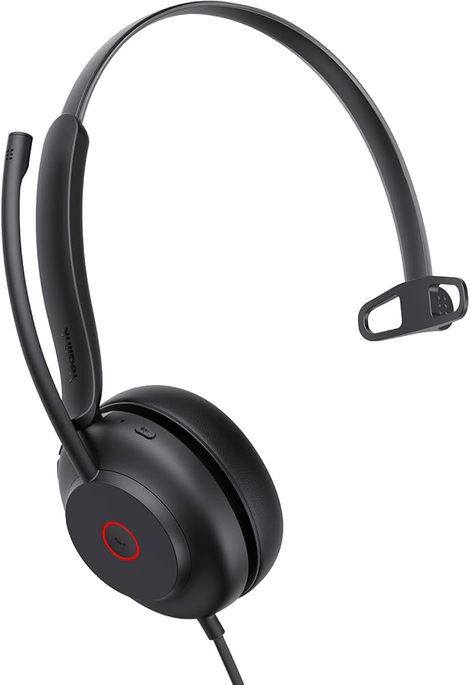 Гарнитура Yealink UH35 Mono UC, USB (UH35 Mono UC)