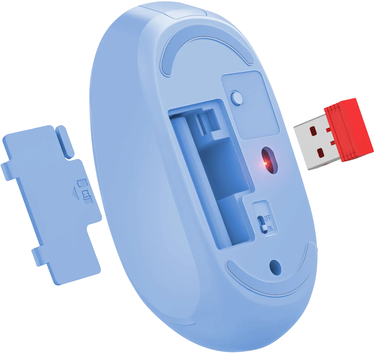 Мышь Defender Smart MM-396, Blue (52397)