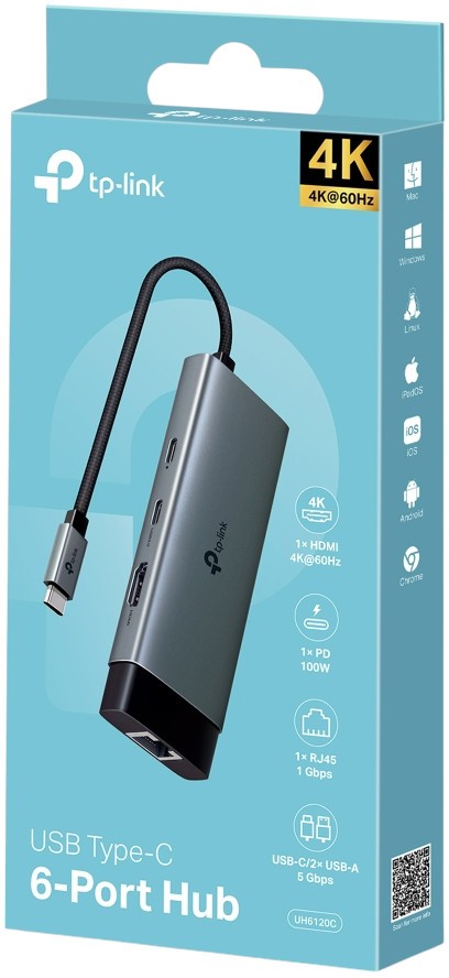 Концентратор USB TP-Link UH6120C (UH6120C)