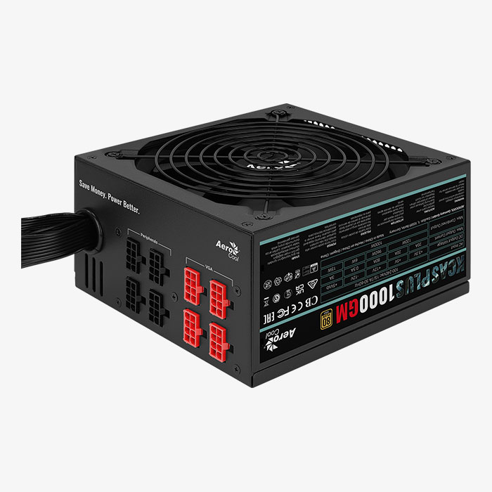 Блок питания AeroCool KCAS Plus 1000GM (KCAS PLUS 1000GM)