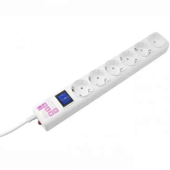 Сетевой фильтр Power Cube Куб, 3м, Белый (SPG(5+1)-16B-3M)  Сетевой фильтр Power Cube Куб, 3м, Белый (SPG(5+1)-16B-3M)