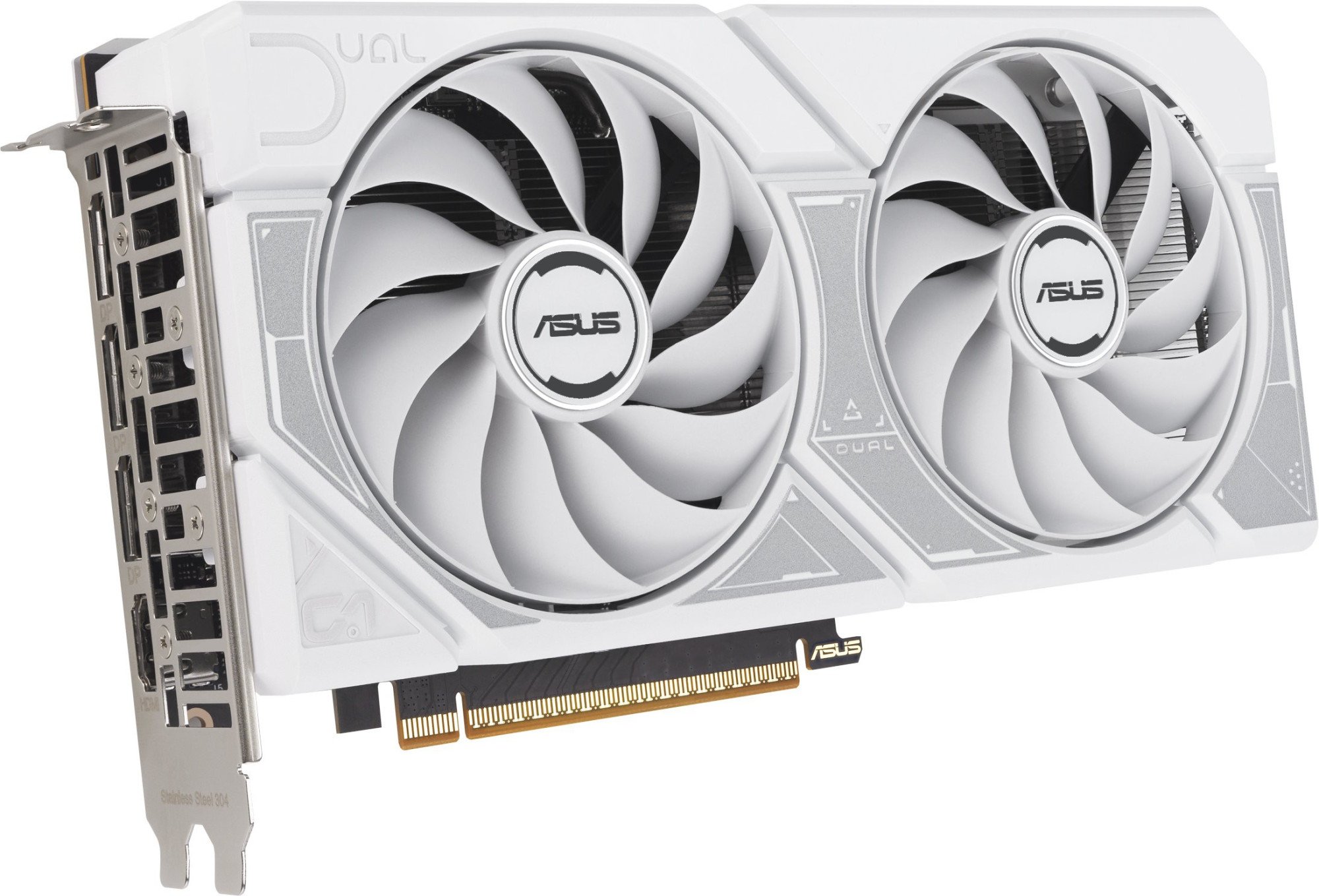 Видеокарта ASUS Dual GeForce RTX 5060 White OC Edition 8GB GDDR7 (DUAL-RTX5060-O8G-WHITE)