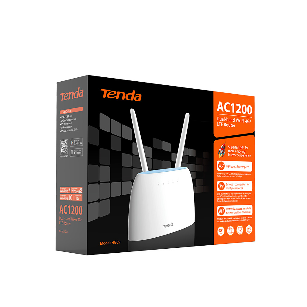 Беспроводной  маршрутизатор Tenda 4G09 (4G09)