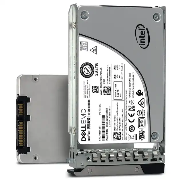 Твердотельный накопитель Dell 3.84TB SSD SATA (345-BDRO)