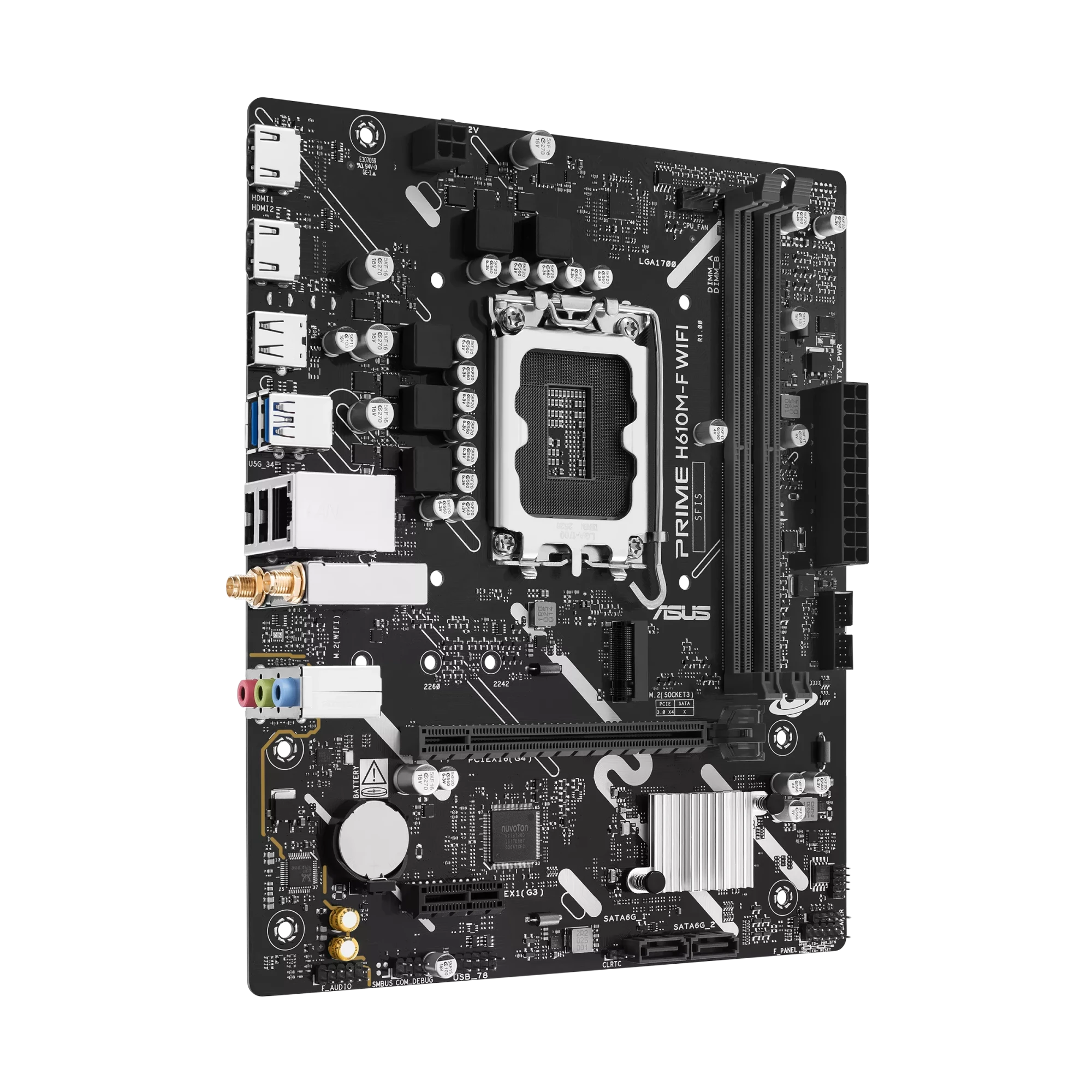 Материнская плата ASUS PRIME H610M-F WIFI (PRIME H610M-F WIFI)