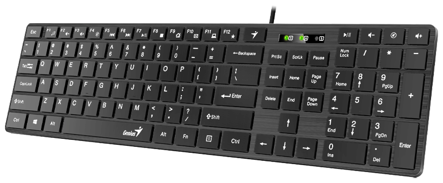 Комплект Клавиатура + Мышь Genius SLIMSTAR C126 (SLIMSTAR C126)