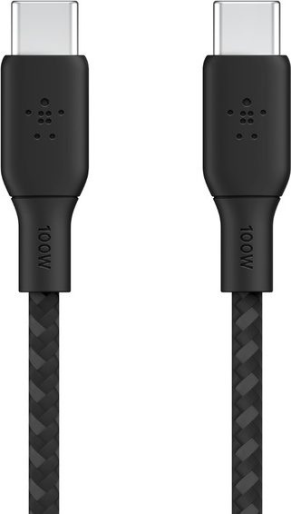 Кабель Belkin USB-C to USB-C, 3M, Black (CAB011BT3MBK)