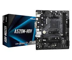  Материнская плата ASRock A520M-HDV AM4 2xDDR4 (A520M-HDV)