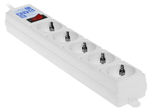 Сетевой фильтр Power Cube B, 5m,  5 розеток, Белый (SPG-B-15-White) Сетевой фильтр Power Cube B, 5m,  5 розеток, Белый (SPG-B-15-White)
