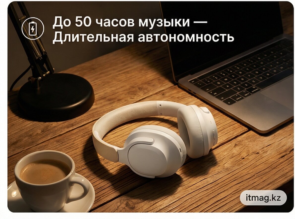 Наушники Baseus Bass BH1 NC White (A0203702)