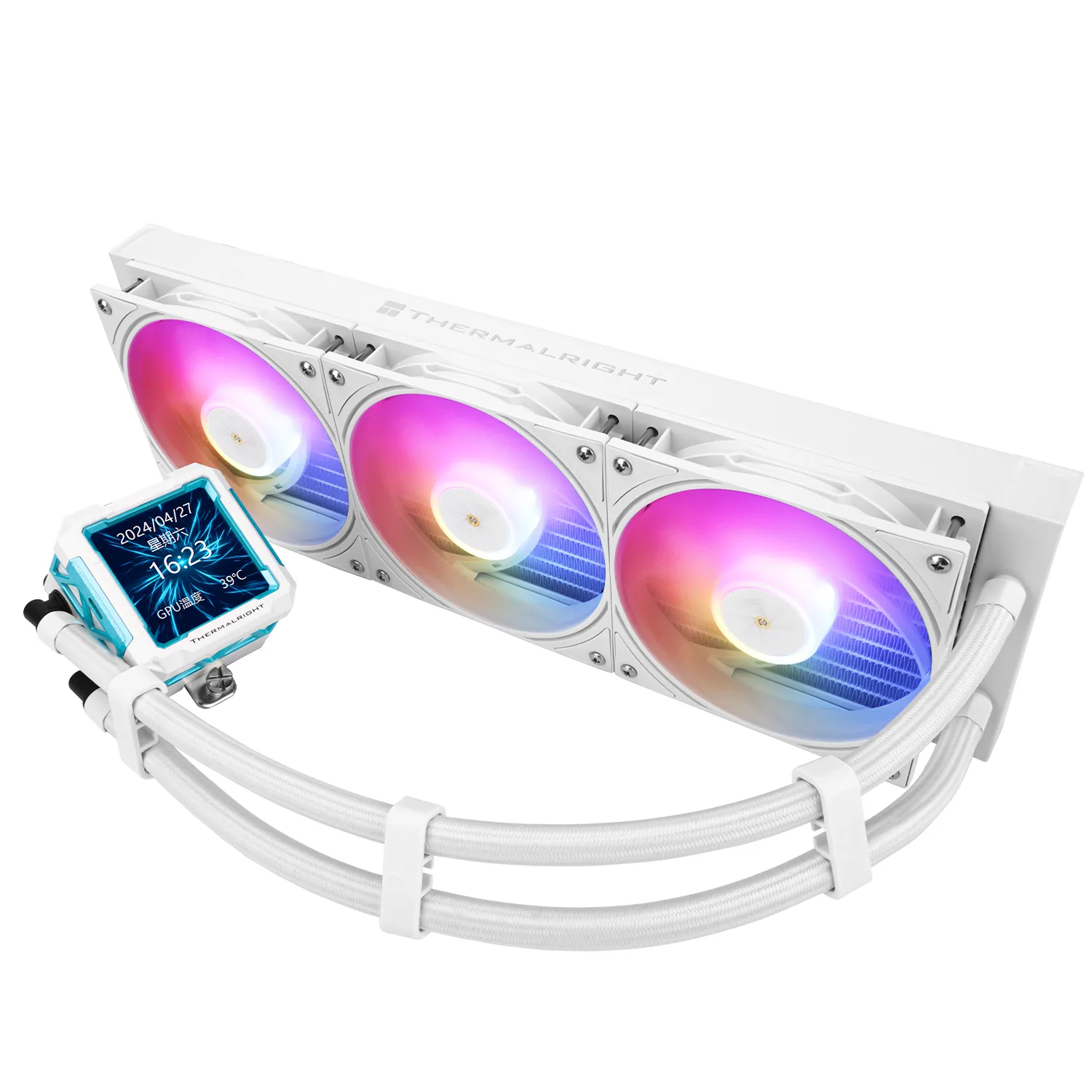 Кулер с водяным охлаждением Thermalright Frozen Warframe PRO 360 WHITE ARGB (TL-P12W-S)