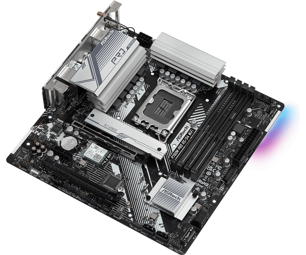  Материнская плата ASRock B760M PRO RS/D4 WIFI (B760M PRO RS/D4 WIFI)