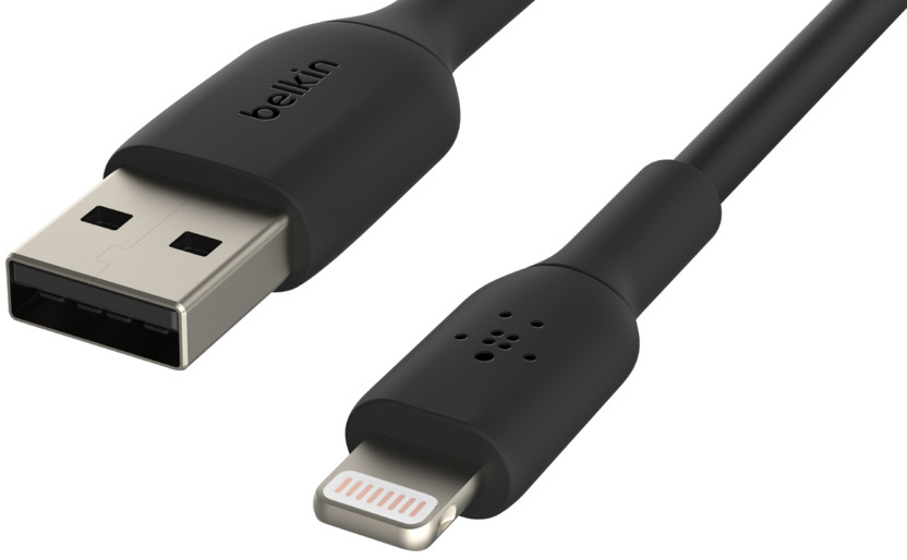 Кабель для iPhone, iPad Belkin Boost Charge USB-A/Lightning 1m (CAA001bt1MBK) (Black) 