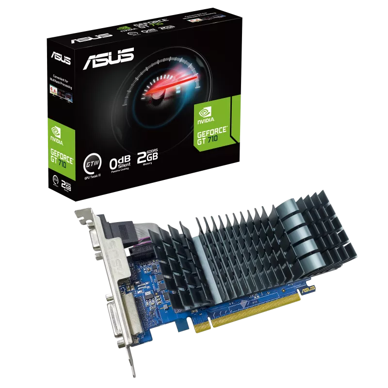 Видеокарта ASUS GeForce GT 710 2GB GDDR5 EVO (GT710-SL-2GD5-BRK-EVO)
