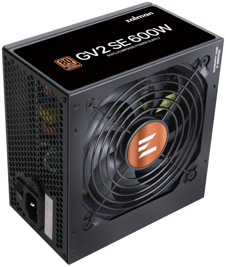 Блок питания ATX 600W Zalman ZM600-GV2SE, Bronze (ZM600-GV2SE)