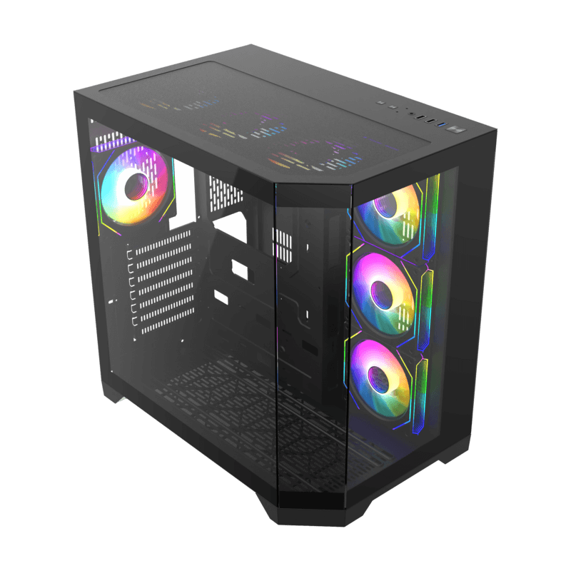 Компьютерный корпус Gamemax Hype-A BK Black (14100902944)
