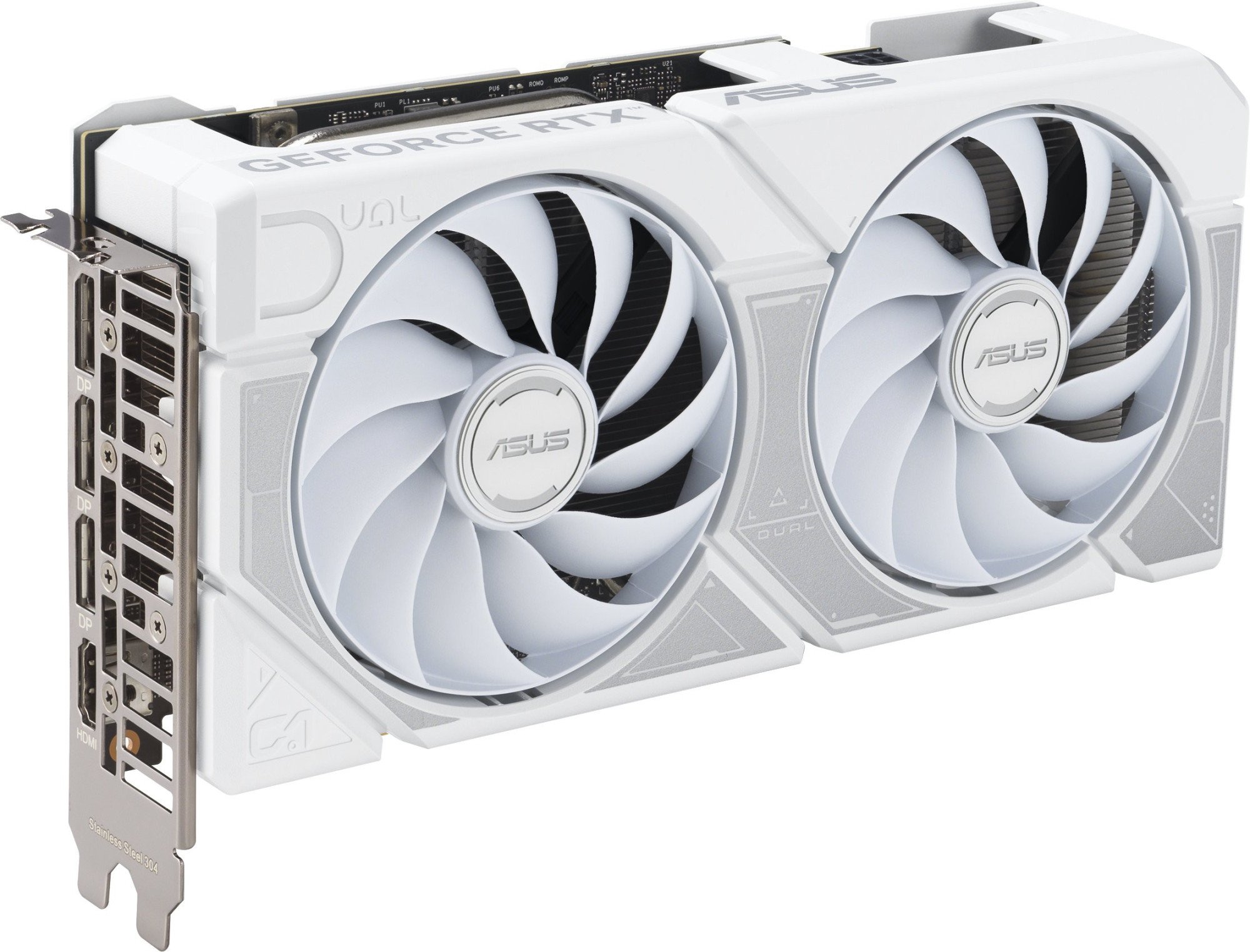 Видеокарта ASUS Dual GeForce RTX 5060 Ti 16GB GDDR7 White OC Edition (DUAL-RTX5060TI-O16G-WHITE)