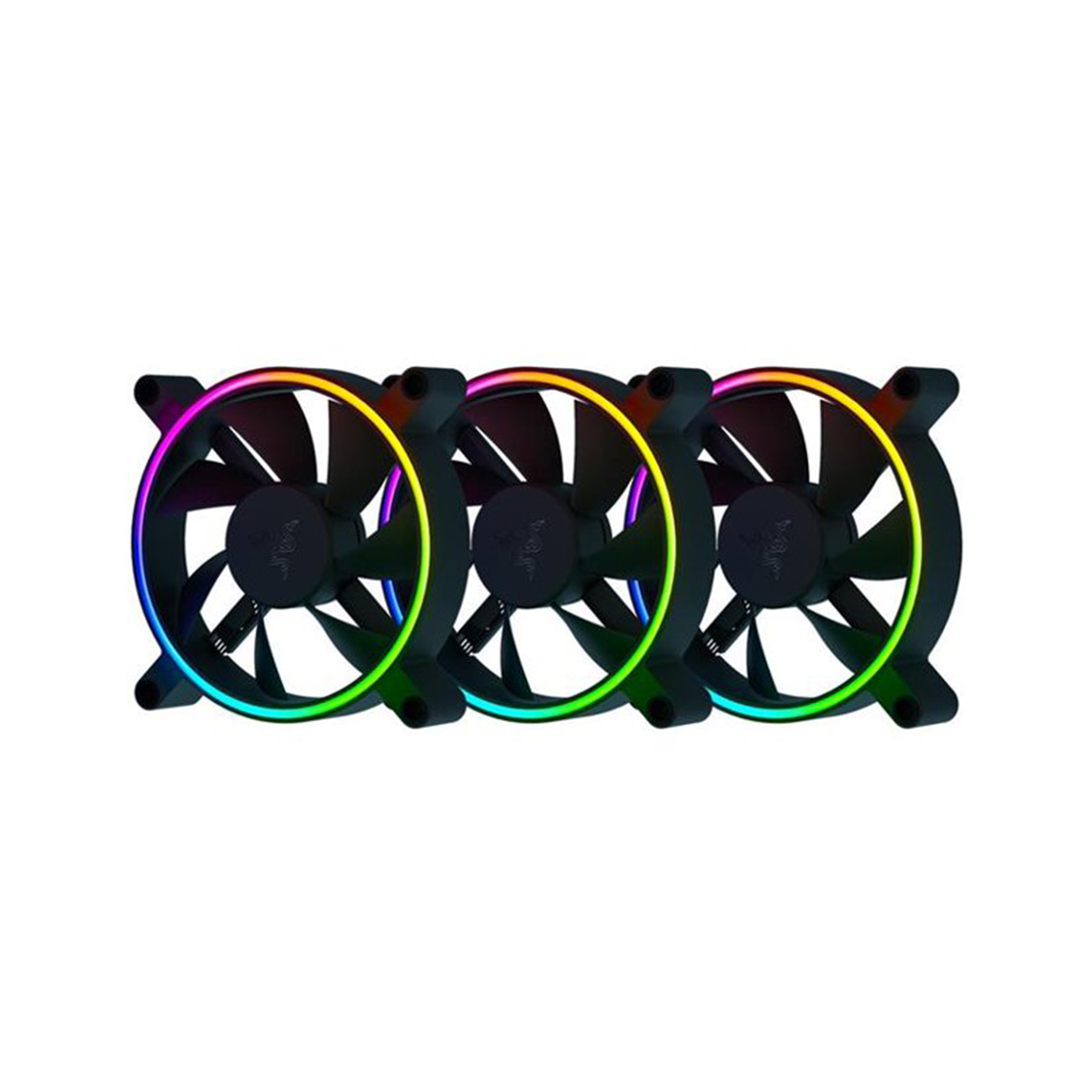 Кулер для компьютерного корпуса Razer Kunai Chroma 120MM 3 Fan (RC21-01810100-R3M1)