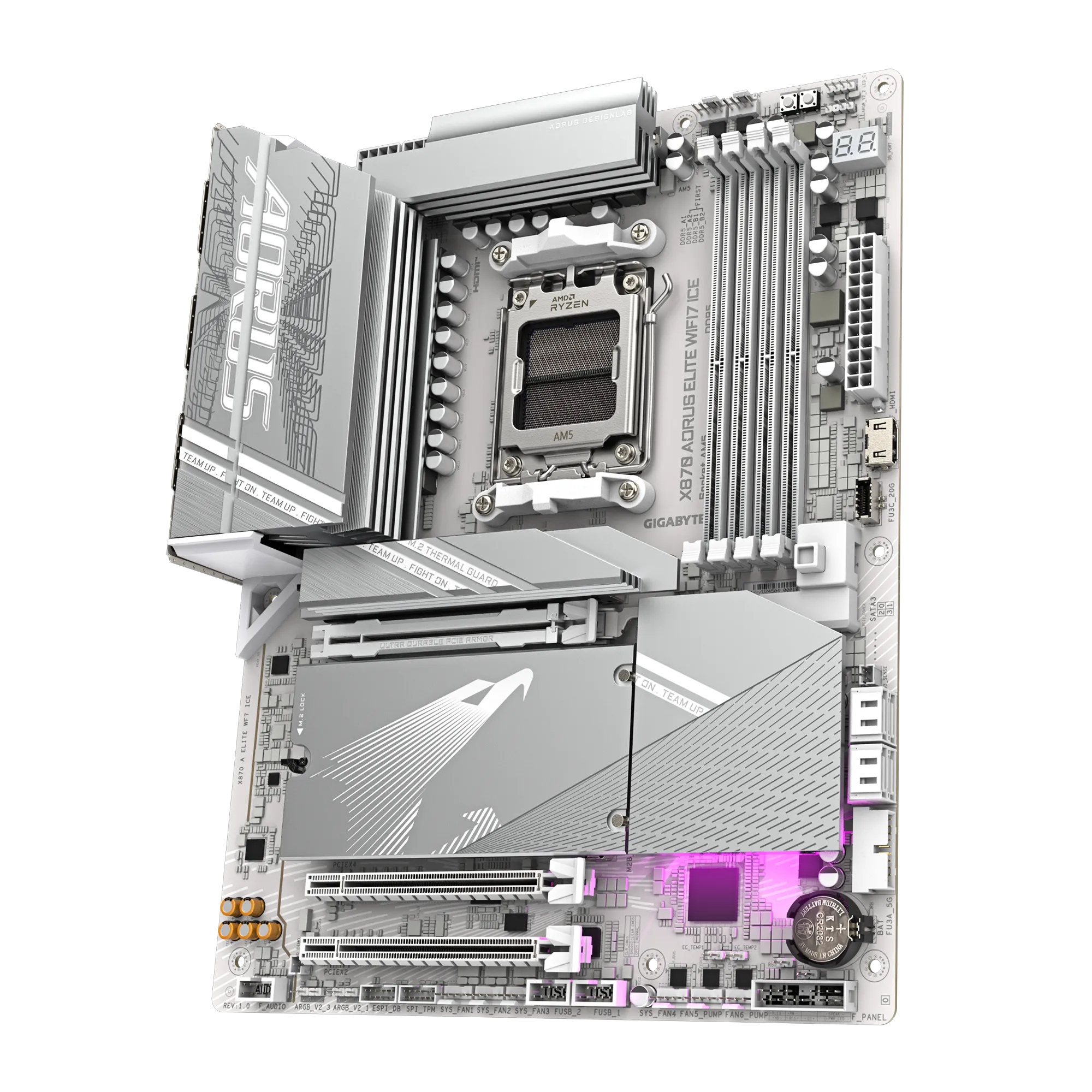 Материнская плата Gigabyte X870 Aorus Elite WiFi7 ICE (X870 AORUS ELITE WIFI7 ICE)