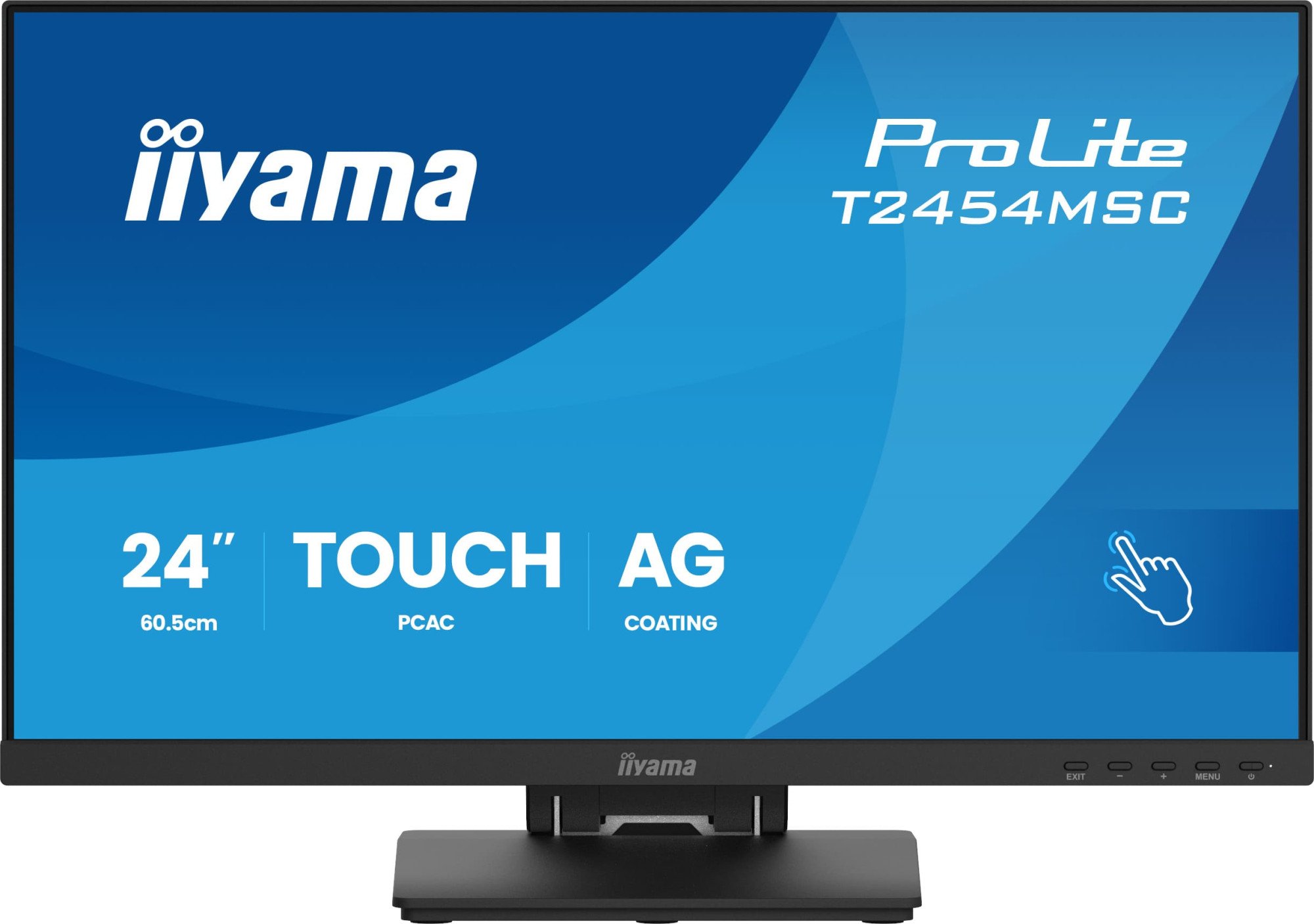 Монитор iiyama ProLite T2454MSC-B3AG 24" - Black (T2454MSC-B3AG)
