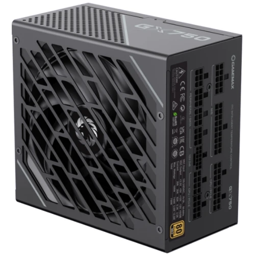 Блок питания ATX 750W GameMax GX-750 PRO BK, Gold, (GX750 PRO BLACK)