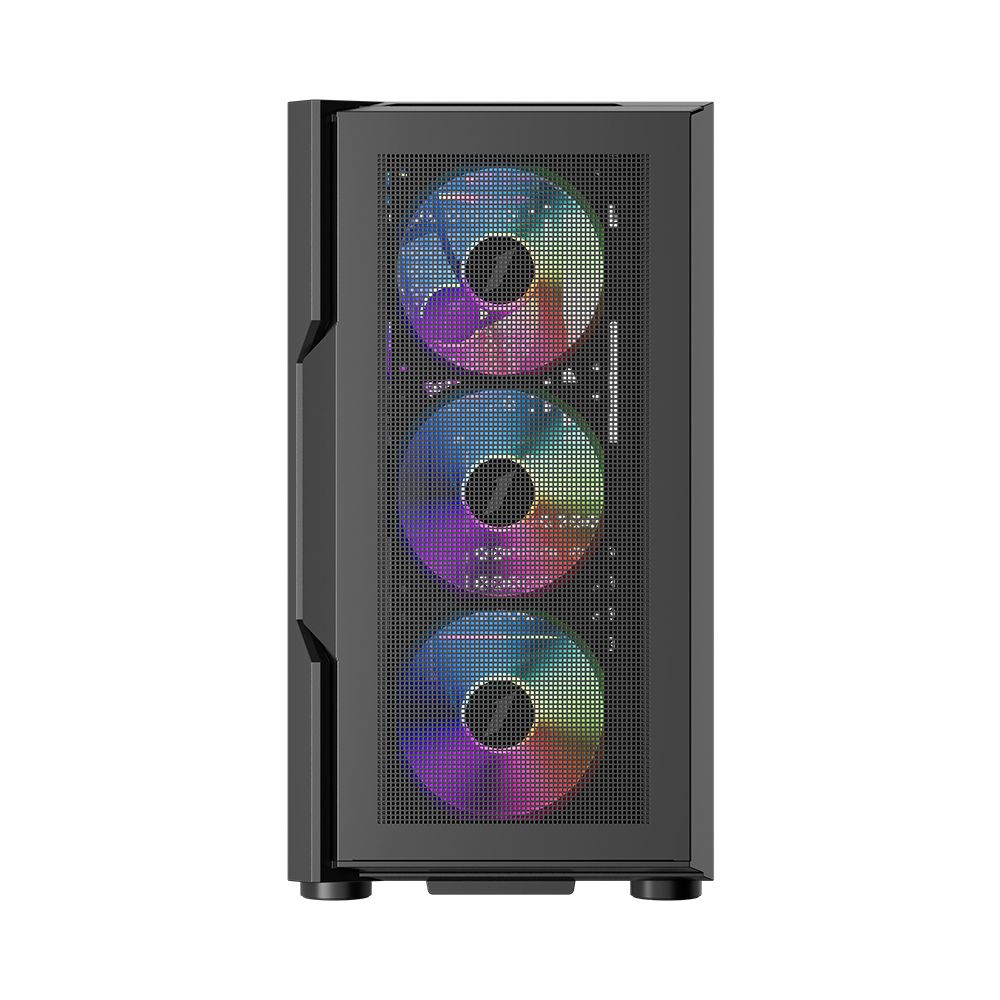 Компьютерный корпус 1STPLAYER T7-P BLACK (T7-P-BK-4F7)