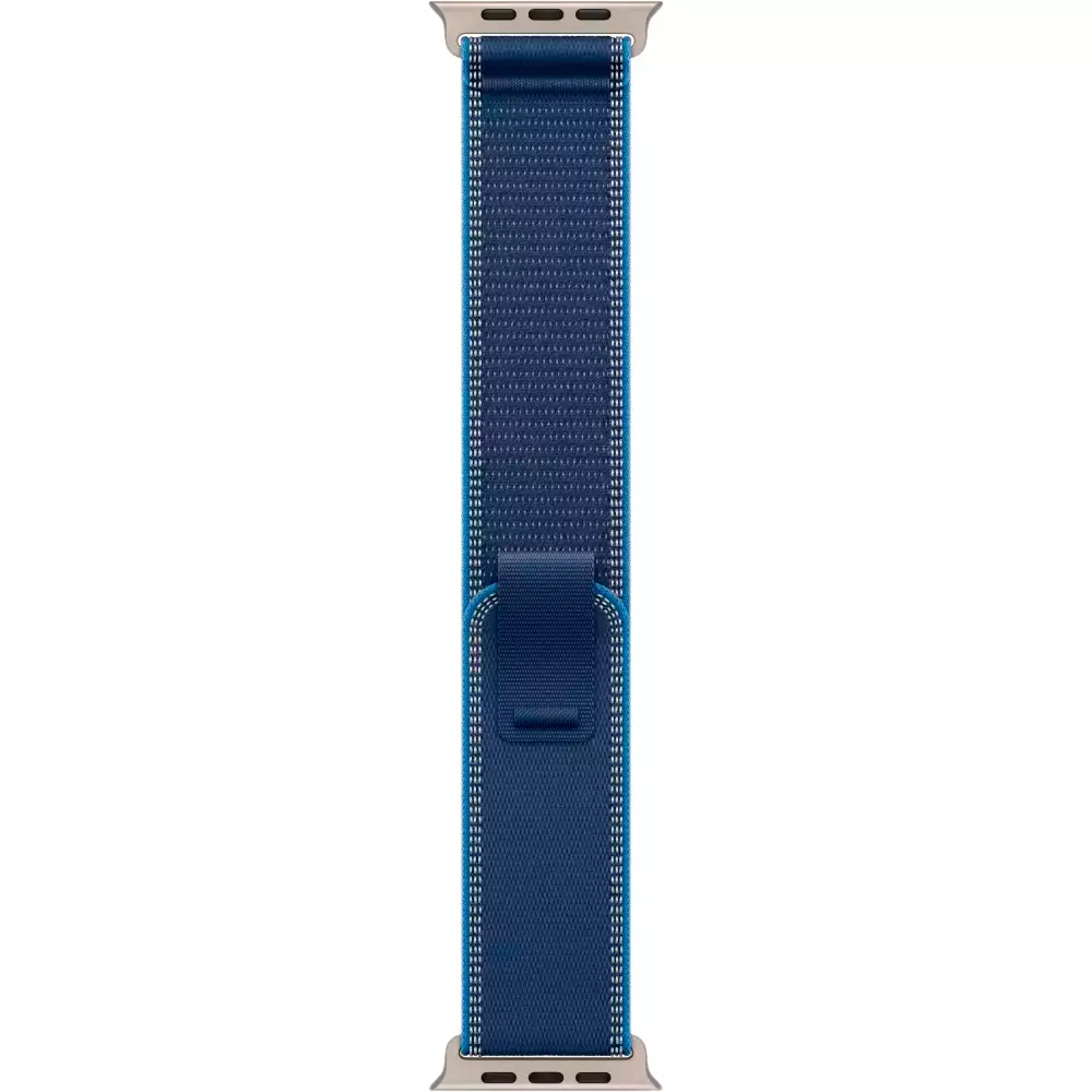 Смарт часы Apple Watch Ultra 3 GPS + Cellular 49mm Natural Titanium Case with Blue/Bright Blue Trail Loop - M/L (MEWU4QR/A)