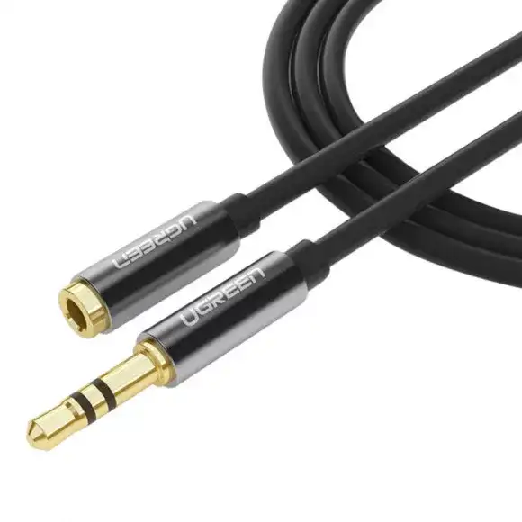 Кабель Audio(m) 3.5mm - Audio(f) 3.5mm, 2m. AV118 UGREEN (10594)