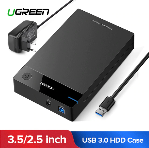 Корпус внешнего жесткого диска UGREEN USB 3.0 SATA 3.5" US222 (50422) 