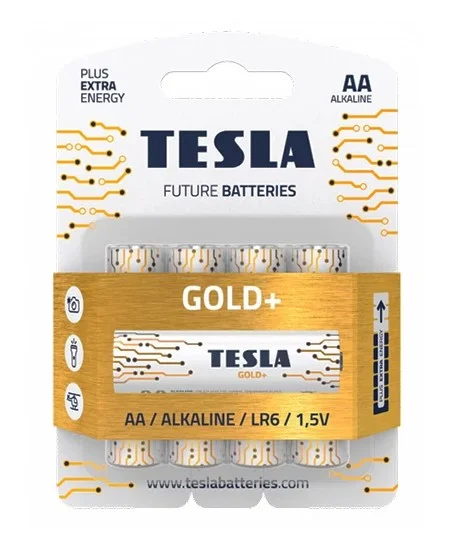 Батарейки TESLA BATTERIES GOLD+ AA 4 PCS ( GOLD+ AA 4 PCS)