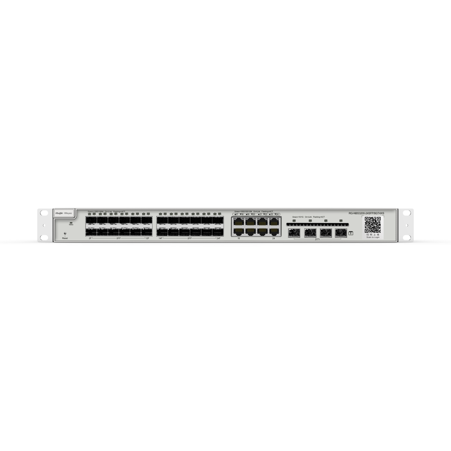 Коммутатор L2 управляемый Reyee (RG-NBS3200-24SFP/8GT4XS)