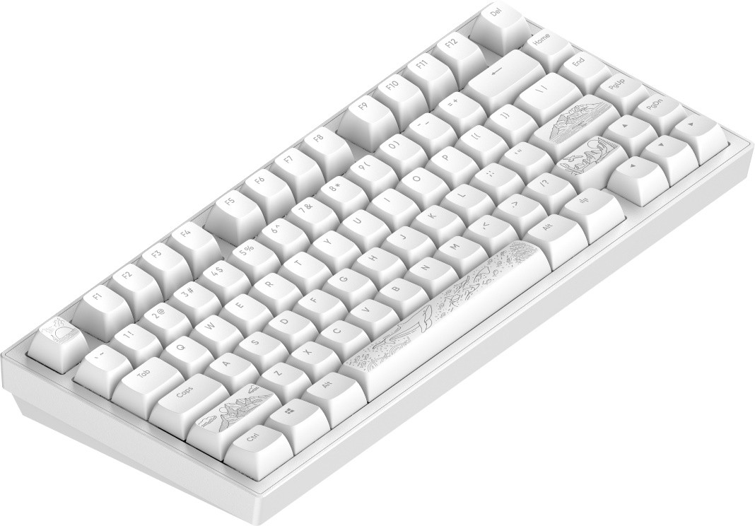 Клавиатура Dark Project ALU81A Terra Nostra White (DPKB_NOSTRA_81_ANSI_WHITE_UA)