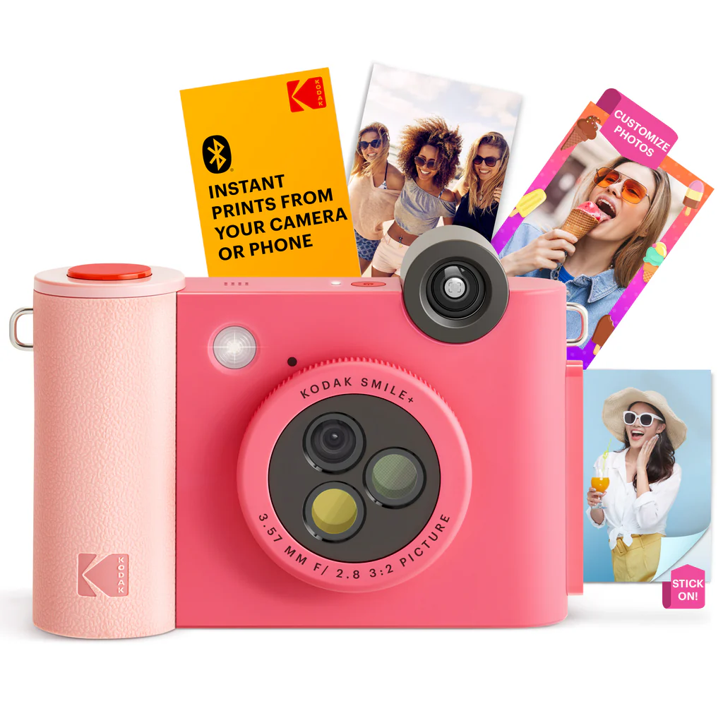 Фотоаппарат моментальной печати Kodak Smile+ фуксия (RODSMPCAMFS)