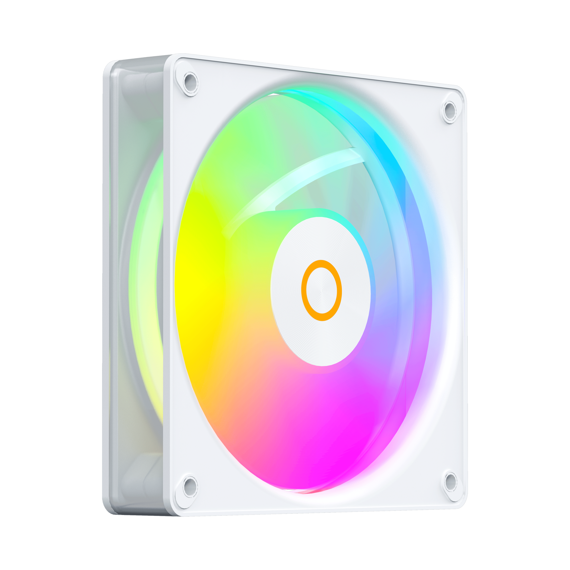 Вентилятор для корпуса Ocypus Gamma F12 Elite WH ARGB, Белый (Gamma-F12-WH1AM00E-GL)