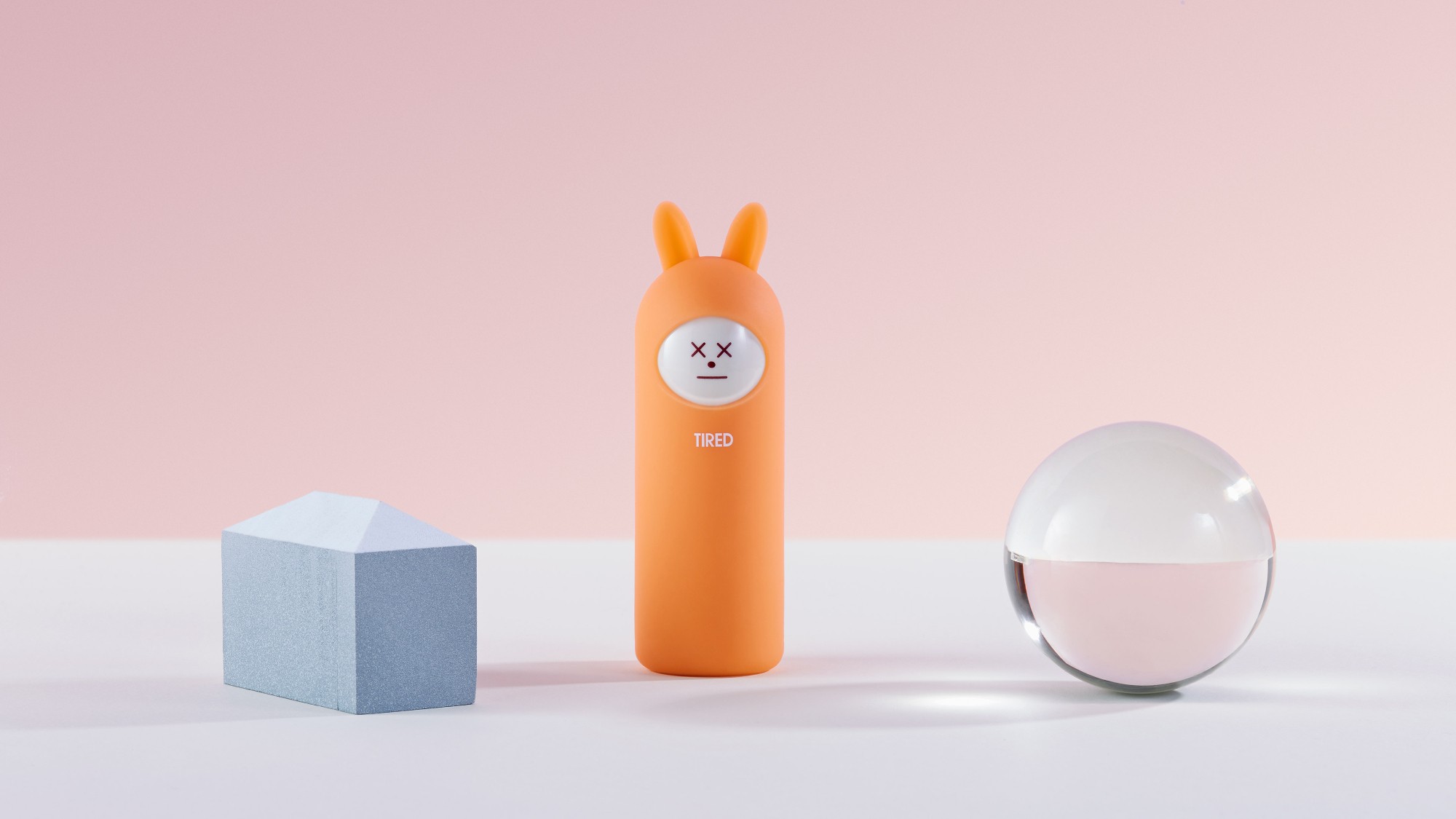 Пауэрбанк Rombica NEO Rabbit Tired, 5000mAh - Orange (NR-004T)