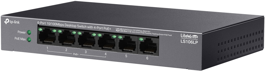 Коммутатор TP-Link LS106LP (LS106LP(UN))