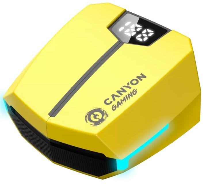 Наушники Canyon Doublebee GTWS-2, Gaming Yellow (CND-GTWS2Y)