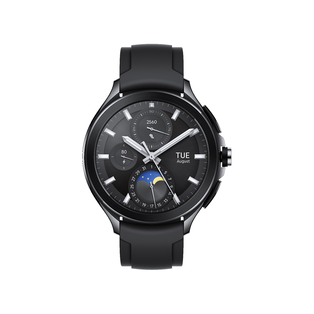 Смарт часы Xiaomi Watch 2 Pro-Bluetooth Black Case with Black Fluororubber Strap (M2234W1)