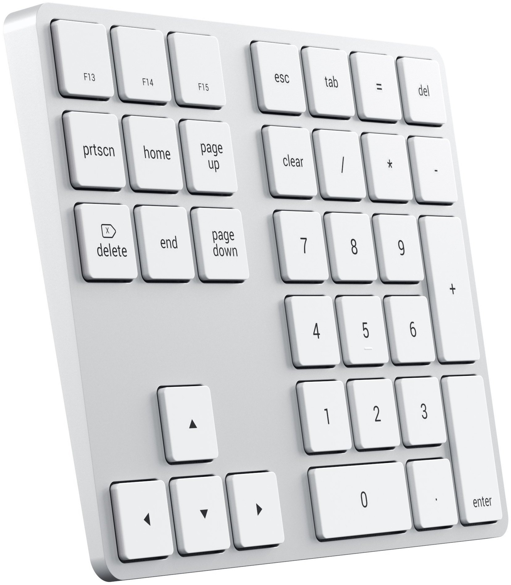 Числовой блок Satechi Aluminum Extended Keypad, Silver (ST-XLABKS)