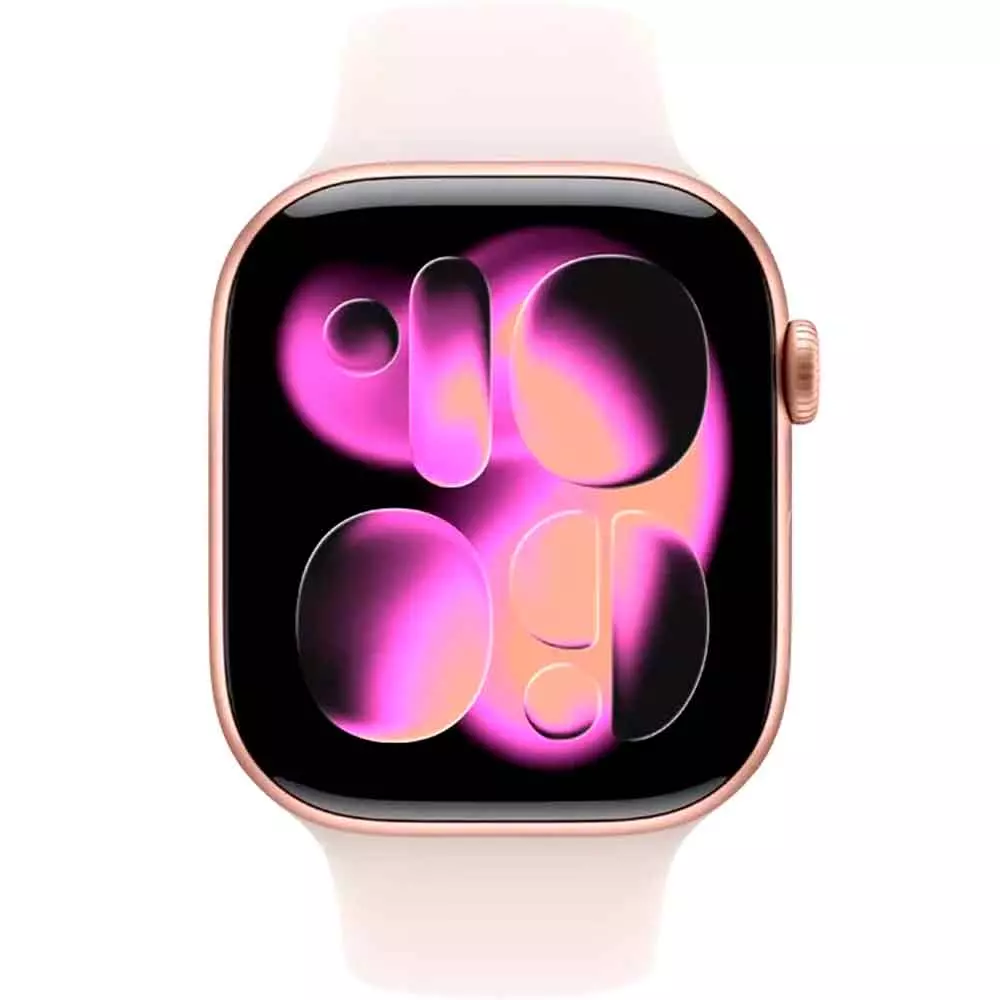 Смарт часы Apple Watch Series 11 GPS 42mm Rose Gold Aluminium Case with Light Blush Sport Band - S/M (MEU04RK/A)