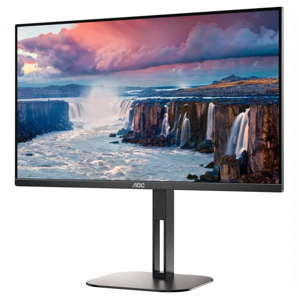 Безрамочный монитор AOC Q27V5C - Black, 27" (Q27V5C/BK)