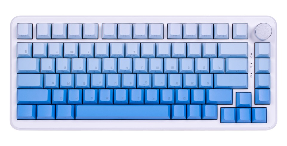 Клавиатура Ajazz AK820 MAX Sea Salt Switch Голубой (AK820/MAX/SeaV2/Blue)