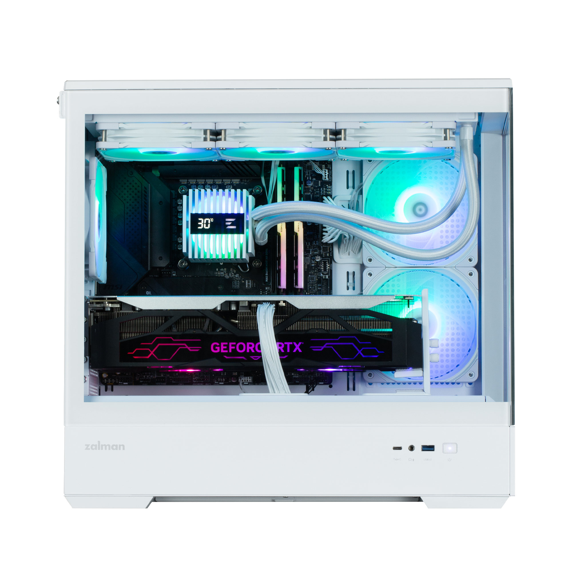 Компьютерный корпус Zalman P30 White V2 (P30 White V2)