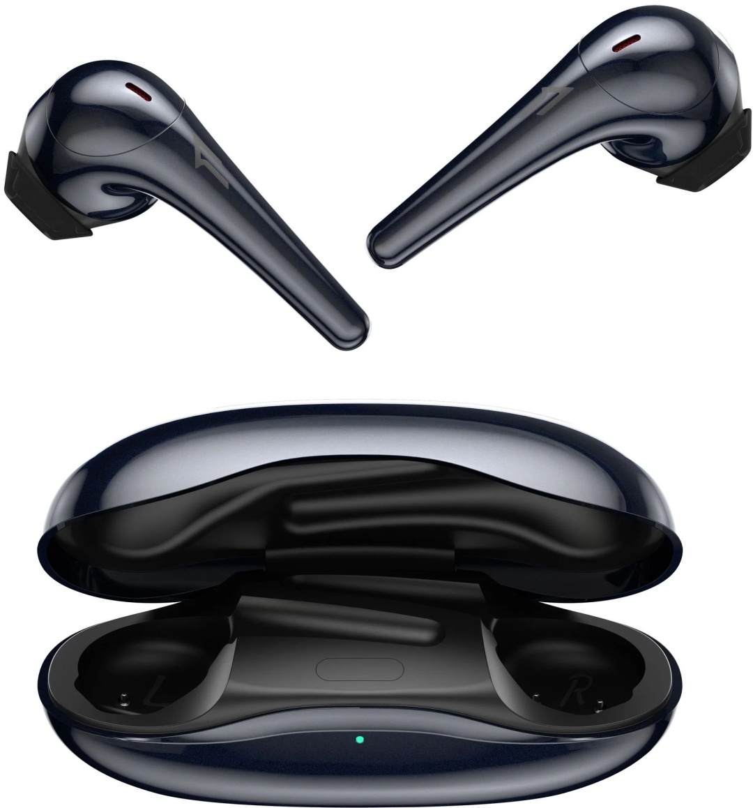 Bluetooth гарнитура 1More Comfobuds 2 ES303, Black (ES303/BLACK)