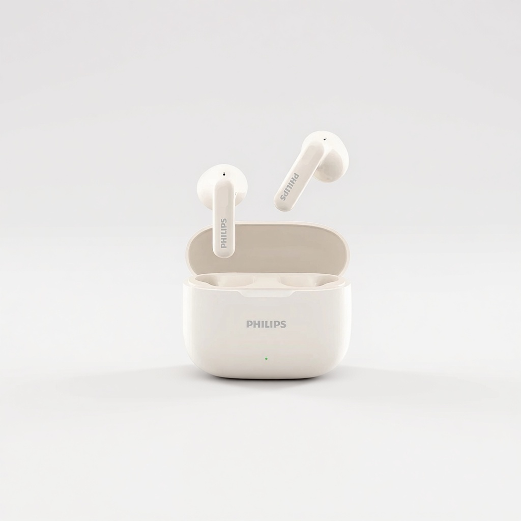 TWS Наушники Philips TAT1220, White (TAT1220-WH)