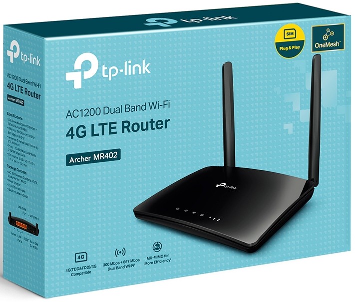 Маршрутизатор беспроводной TP-Link Archer MR402 (Archer MR402)
